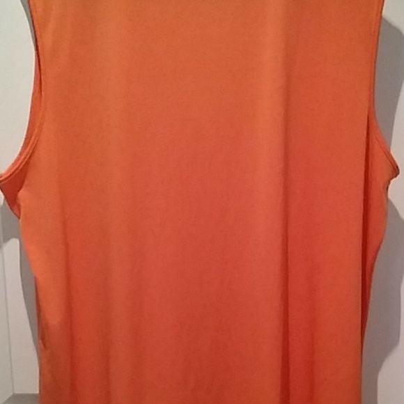 Plus Size 3XL Jones New York Orange Sleeveless Top - Picture 4 of 6